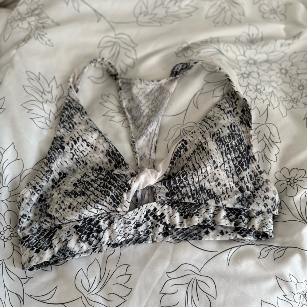 Women's Snake Print Sports Bra